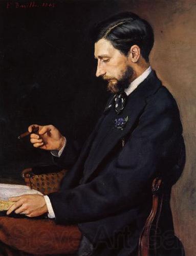 Frederic Bazille Portrait of Edmond Maitre Spain oil painting art